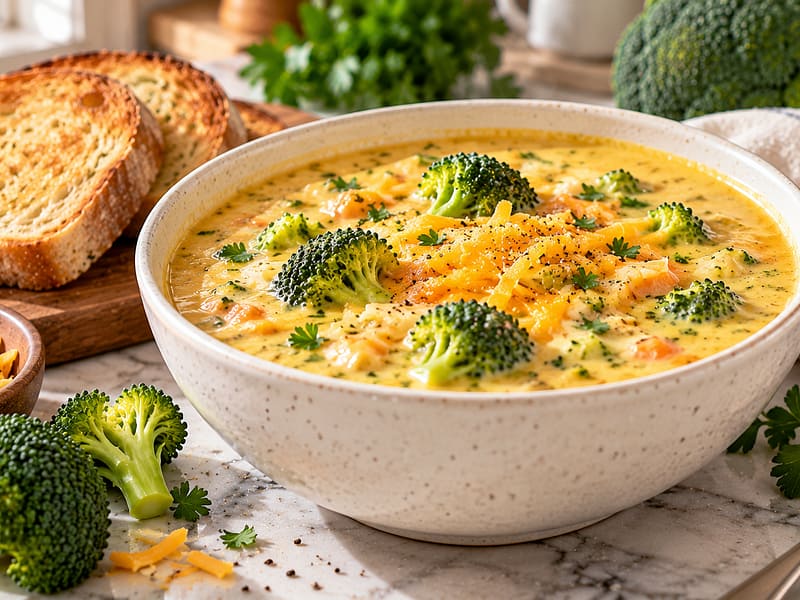 Creamy Broccoli Cheddar Soup Spread